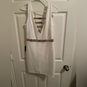 NWT WHITE BEBE MINI DRESS